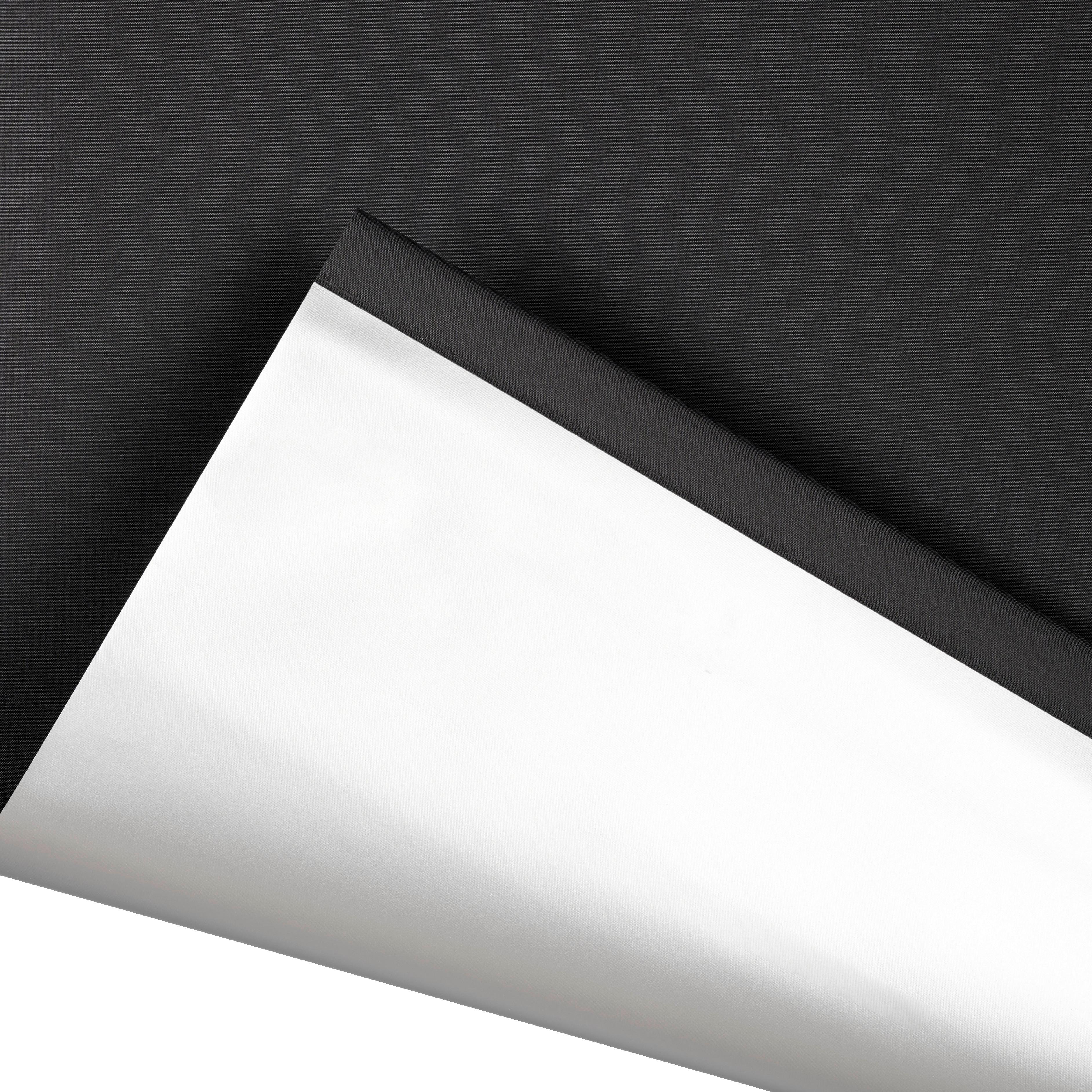 Verdunkelungsrollo Sarah Lichtdurchlässig 75x150 cm - Schwarz, MODERN, Kunststoff (75/150cm) - Luca Bessoni