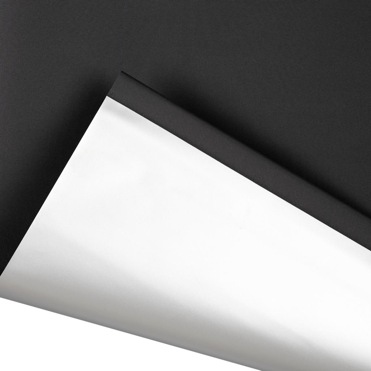 Verdunkelungsrollo Sarah Lichtdurchlässig 75x150 cm - Schwarz, MODERN, Kunststoff (75/150cm) - Luca Bessoni