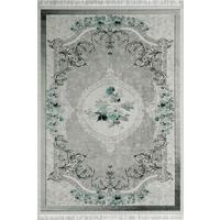 Teppich Grau/blau Erika 160x230 Cm - Blau/Grau, Basics, Kunststoff (160/230cm) - James Wood