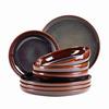Tafelservice Elina Uno Rotbraun 8-teilig - Rotbraun, Basics, Keramik - Mäser
