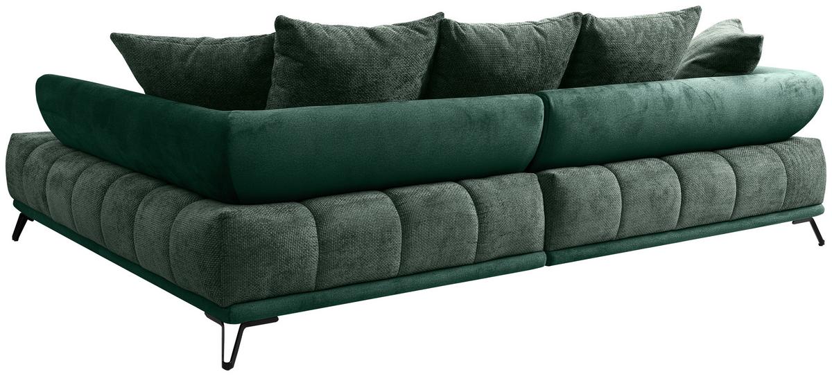 LARGO, pravá, tmavě zelená, potřeba šířky dveří 90 cm - černá/tmavě zelená, Moderní, kov/textil (262/184cm)