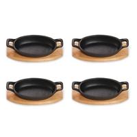 SADA PÁNVÍ EW-GE-1345-4 - černá, Basics, kov (15,3/9,2/3cm) - Echtwerk