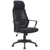 Drehstuhl Boston 1 - Schwarz/Weiß, Trend, Holz/Kunststoff (60/114-124/62cm) - MID.YOU