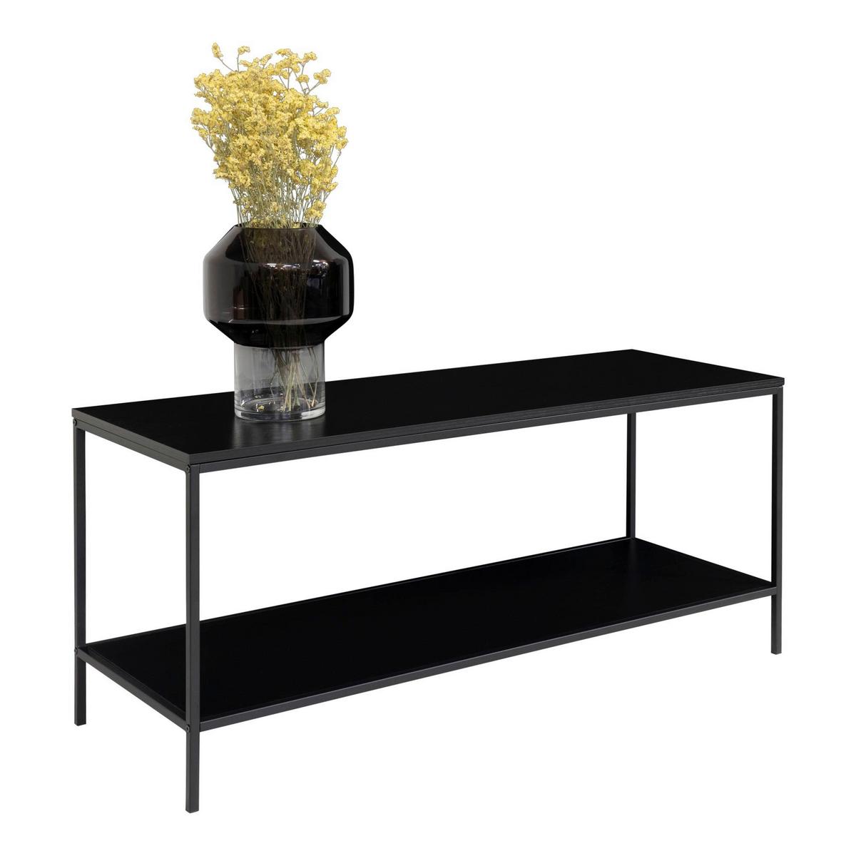 TV-Element Vita Schwarz B: 100cm - Schwarz, Design, Holzwerkstoff (100/45/36cm) - MID.YOU