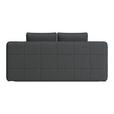 Schlafsofa Alice - Anthrazit/Schwarz, MODERN, Textil (202/73-92/105cm) - Luca Bessoni