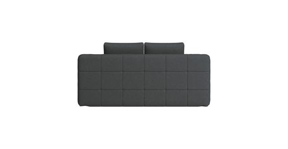 Schlafsofa Alice - Anthrazit/Schwarz, MODERN, Textil (202/73-92/105cm) - Luca Bessoni