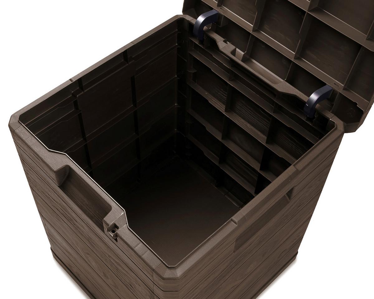 Kissenbox Madera Mini 44x50x43cm 90l Braun - Braun, Basics, Kunststoff (44/50/43cm)