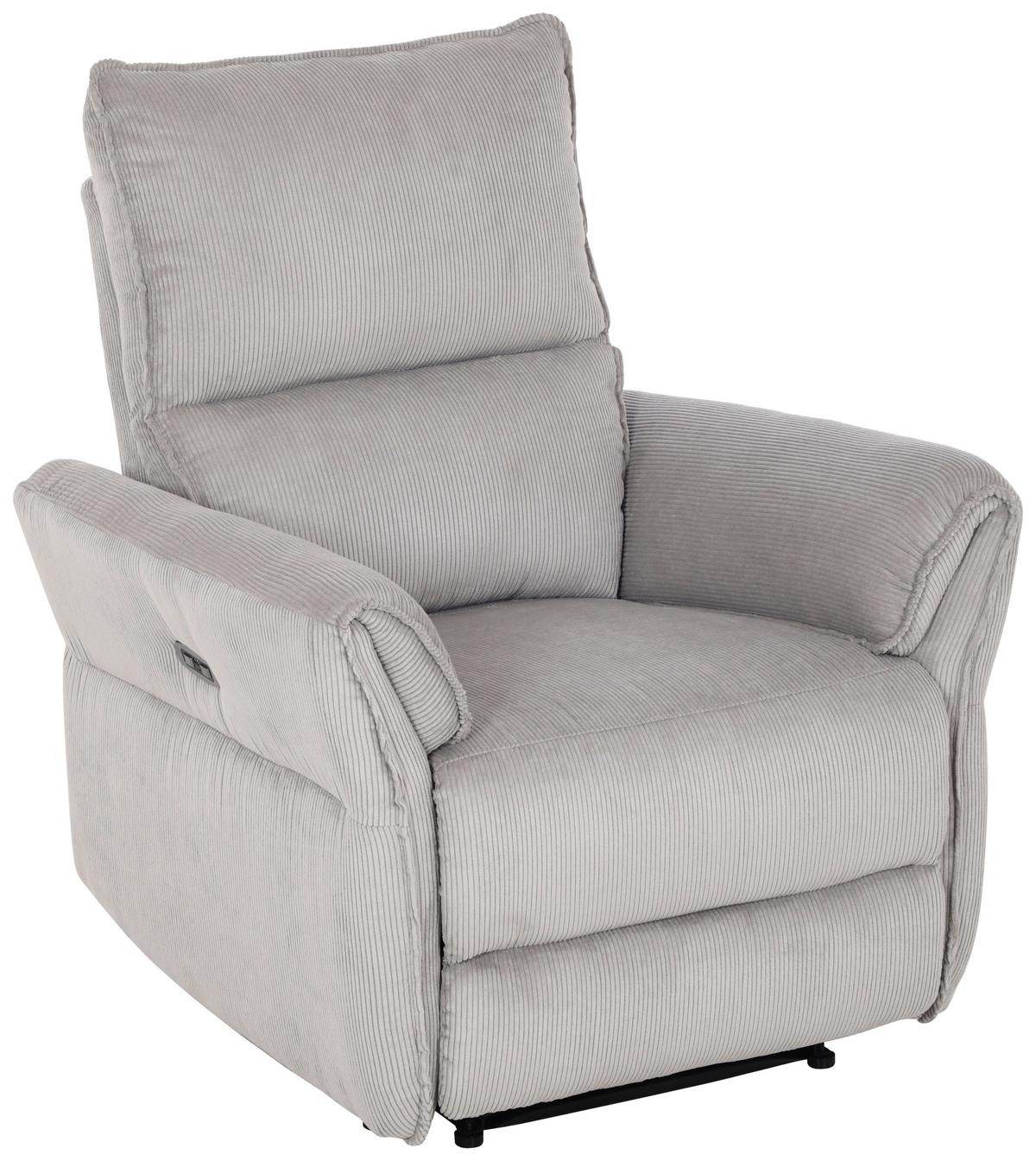 Fernsehsessel Jenson - Schwarz/Grau, MODERN, Holz/Textil (86/103/92cm)