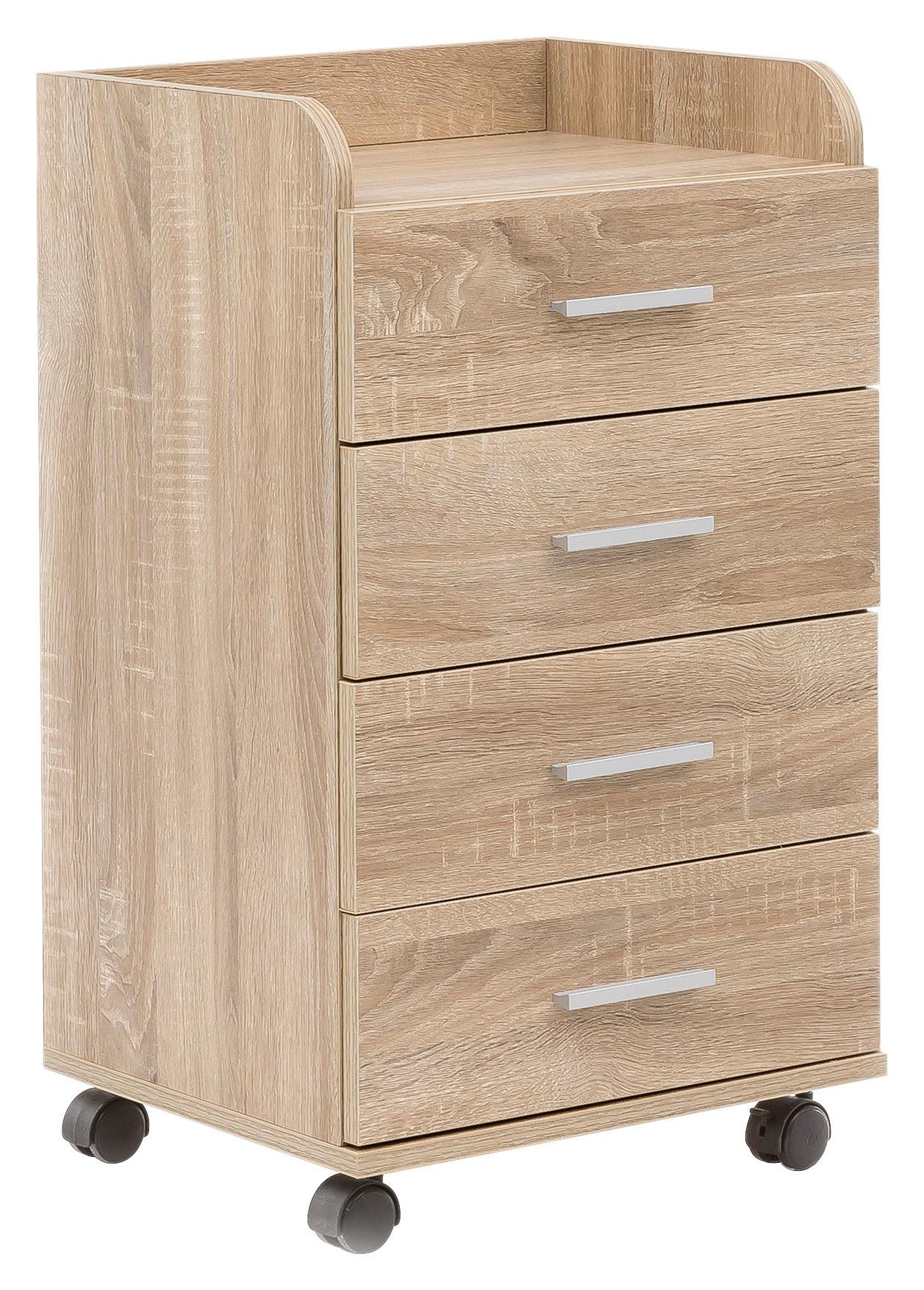 Rollcontainer Eiche Dekor 40x70,5x33 cm