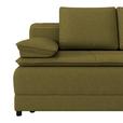 Schlafsofa Alice - Schwarz/Olivgrün, MODERN, Textil (202/73-92/105cm) - Luca Bessoni