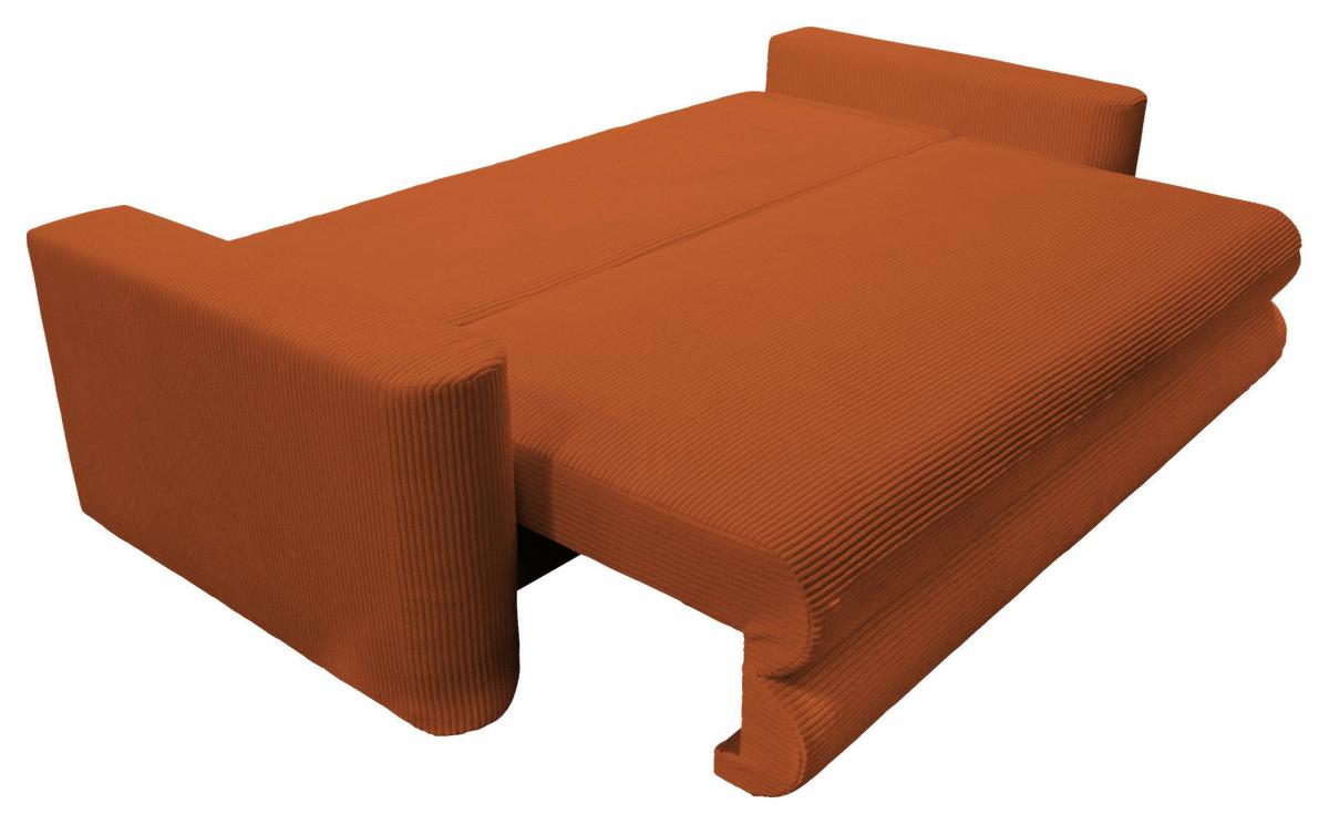 Schlafsofa Ralf Kupferfarben B: 232 Cm - Silberfarben/Kupferfarben, Design, Textil (232/88/105cm) - MID.YOU