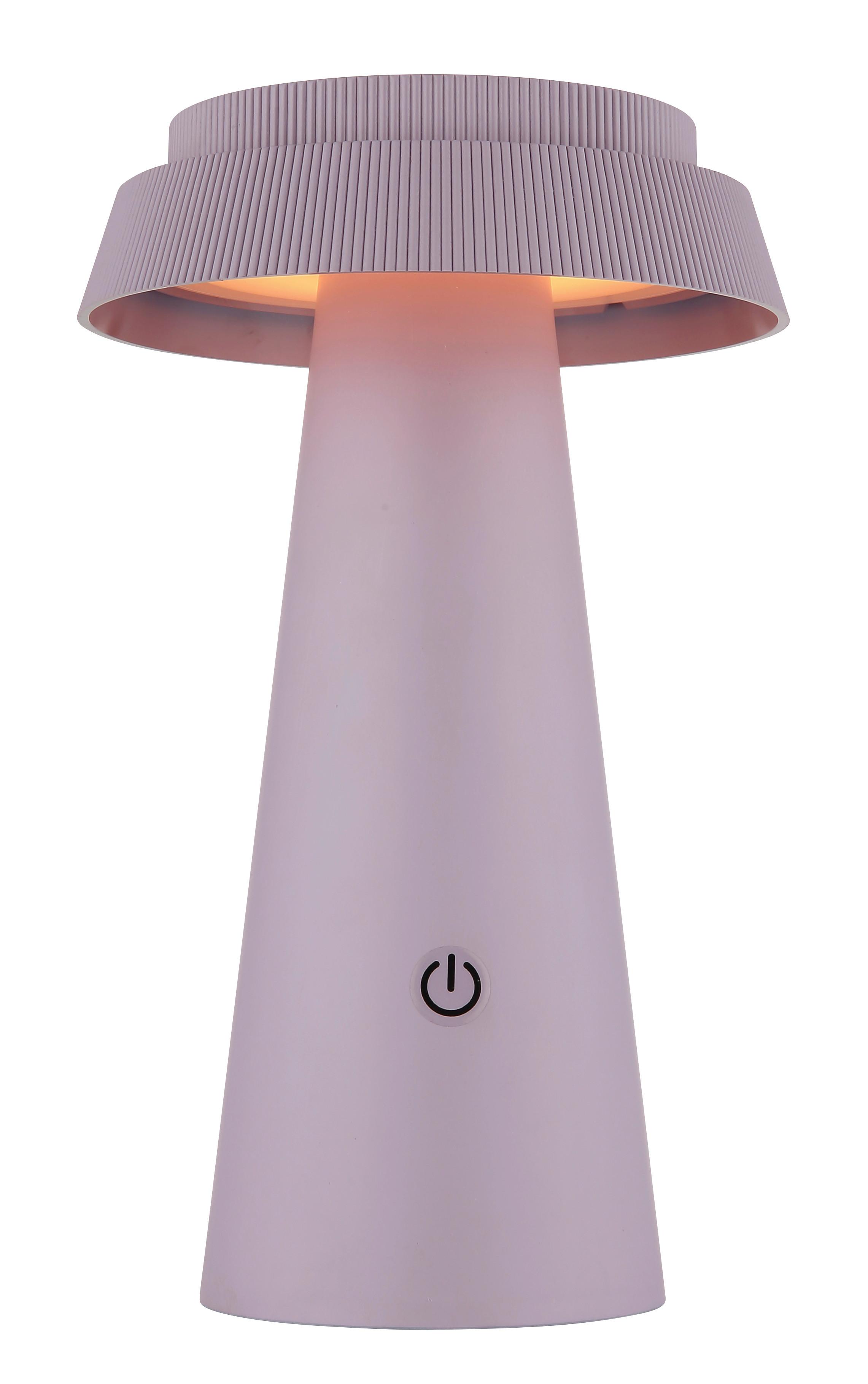 Solarleuchte Memory-Funktion - Pink/Schwarz, Design, Kunststoff (14/23cm) - Globo