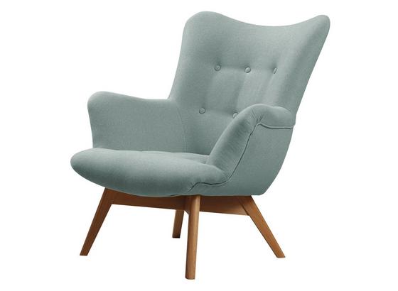 Kreslo Safin - mätovozelená, Moderný, textil (88/92/96cm) Kreslo Safin - mätovozelená, Moderný, textil (88/92/96cm)