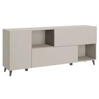 ŠIROKÁ KOMODA PHUKET SIDEBOARD 181 - čierna/kašmírová, Design, kompozitné drevo/plast (180/76/39cm) - P & B