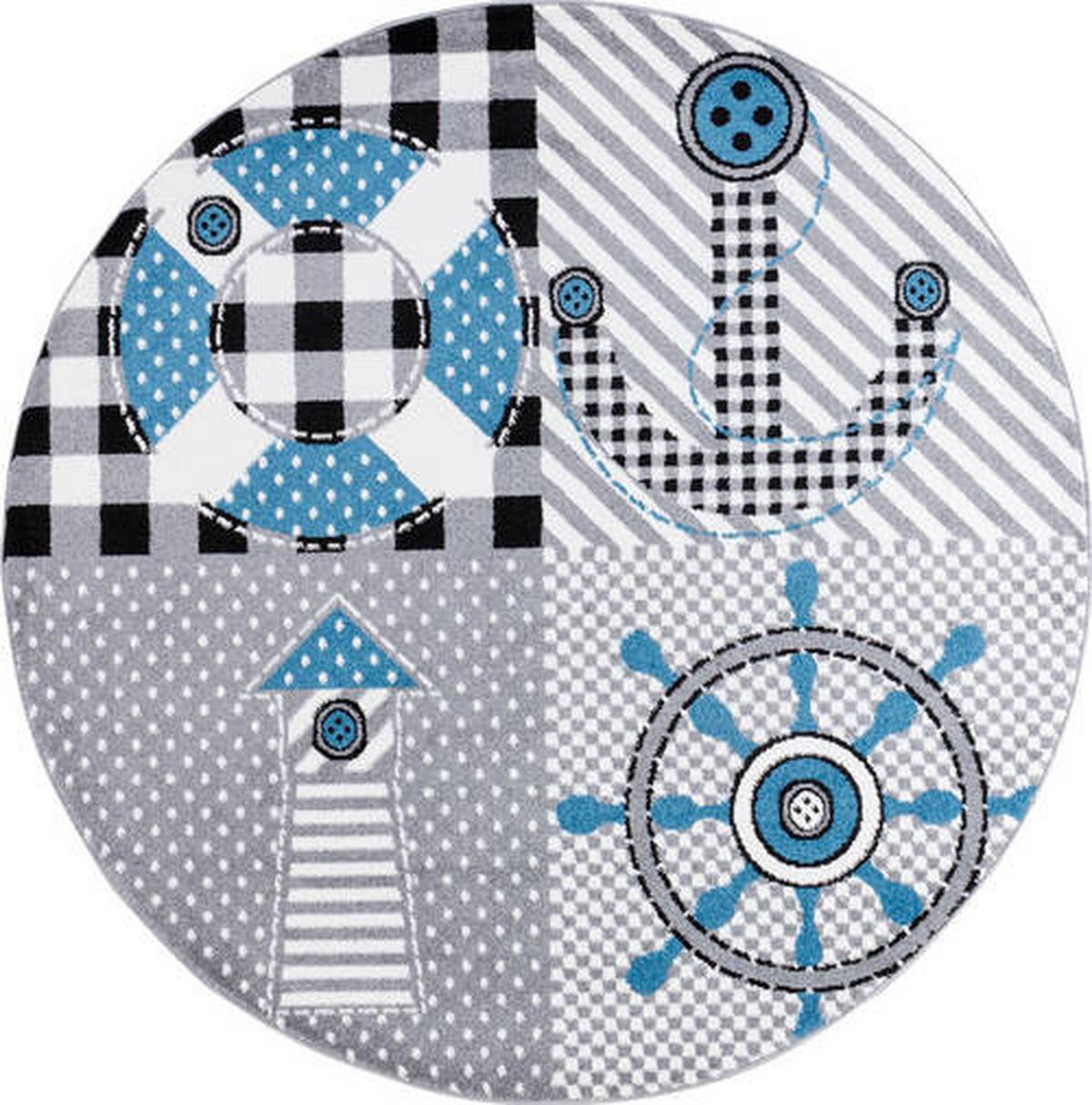 Kindertepich Kids - Grau, Trend, Textil (120/120cm) - Ben'n'jen