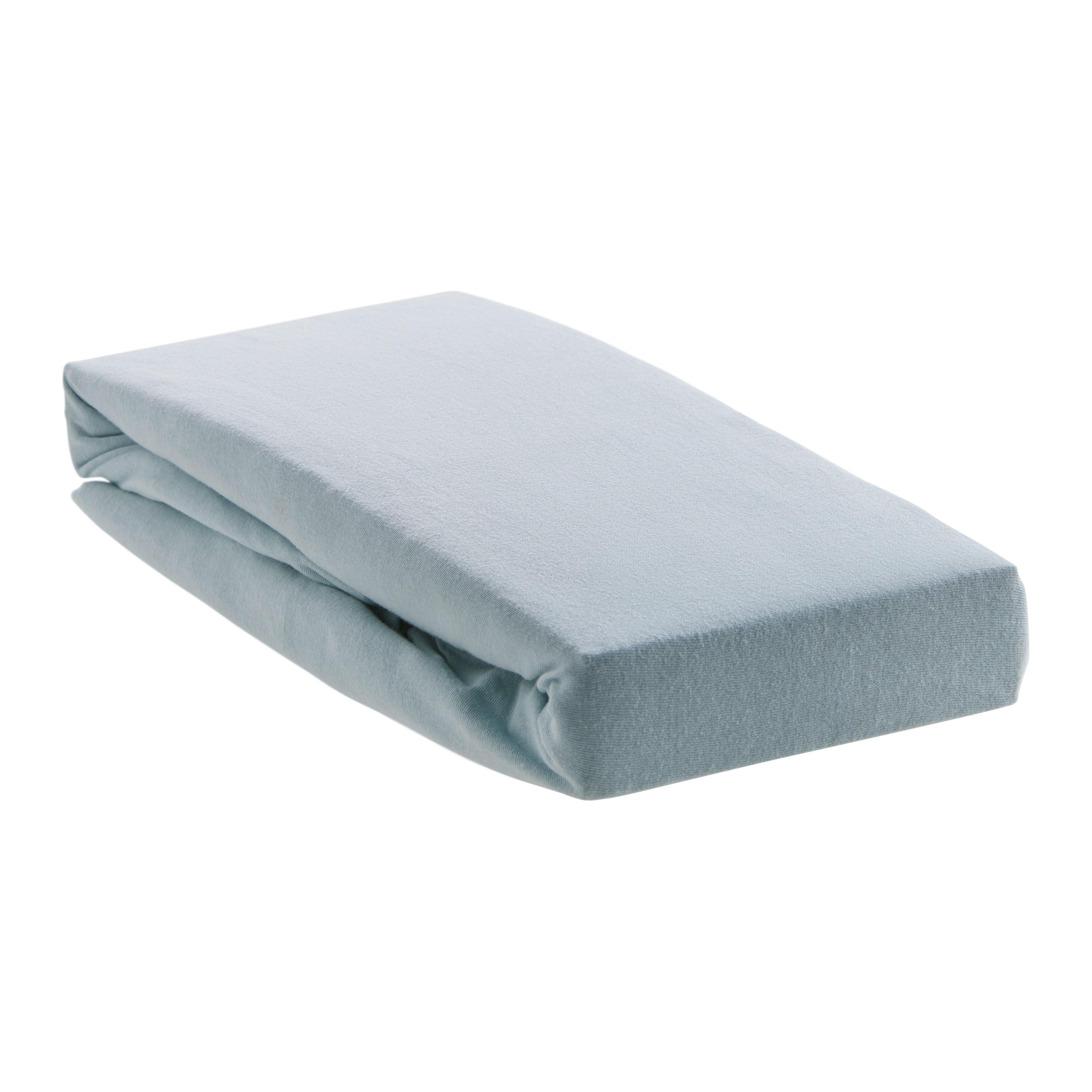 Elastické prostěradlo Basic, 150/200cm, tyrkysová - modrá, textil (150/200cm) - Modern Living