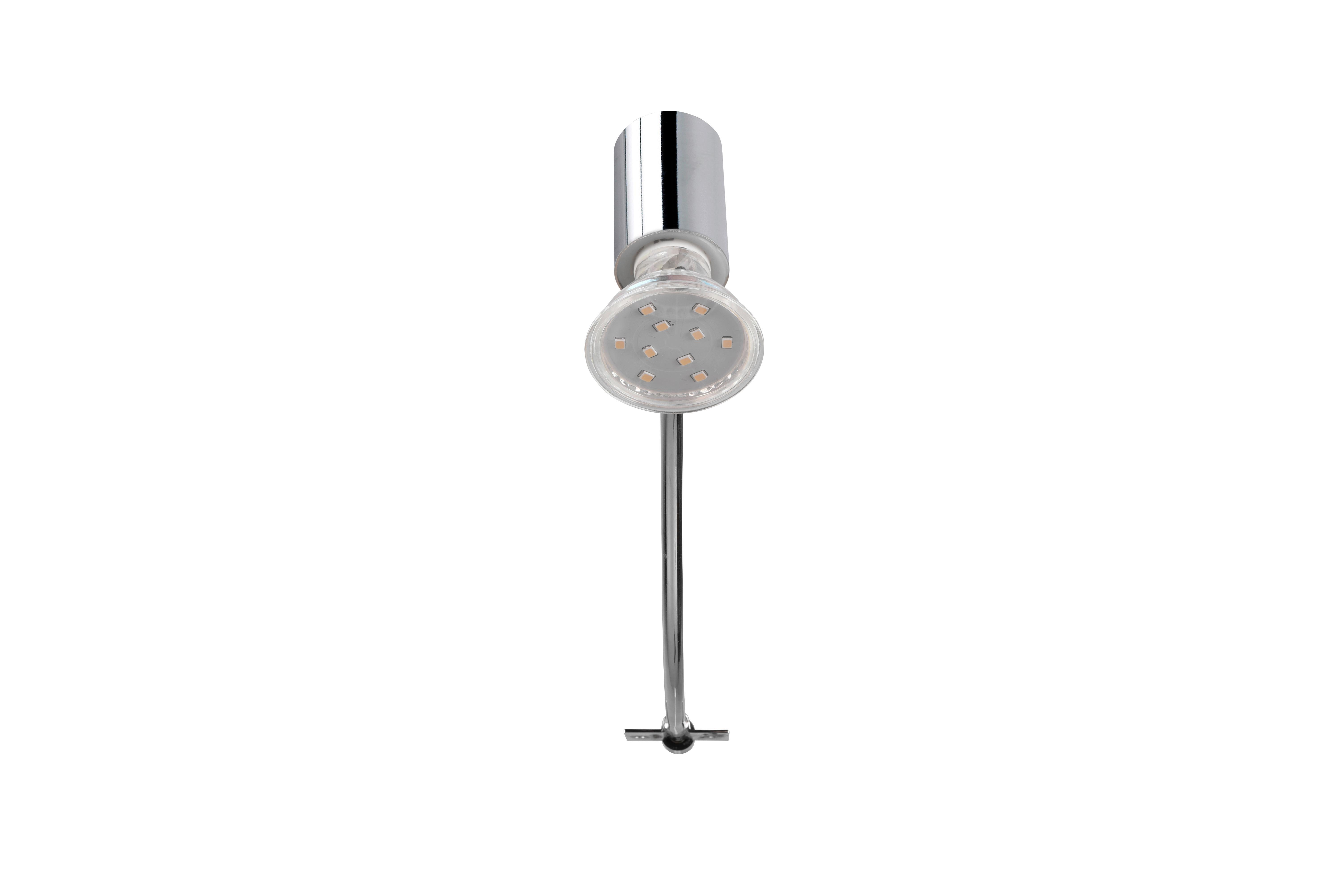 Wandstrahler 1-Flammig verstellbar L:34 cm - Chromfarben, Basics, Metall (34/5/11cm) - Trio Leuchten