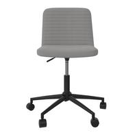 Drehstuhl Corey Grau B: 59 cm - Chromfarben/Schwarz, Design, Kunststoff/Textil (59/76/56cm) - MID.YOU
