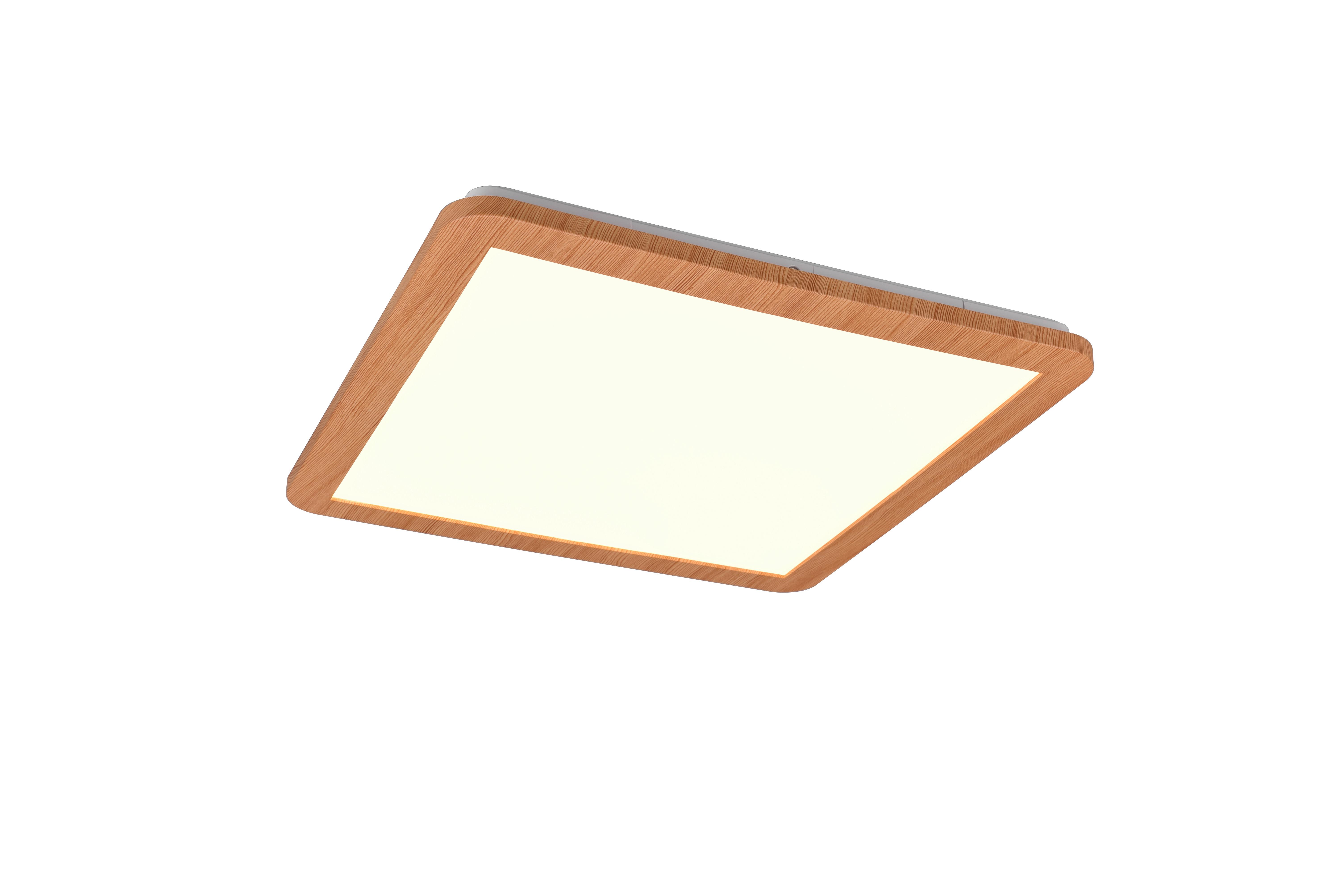 LED-Deckenleuchten R62932035 Camillus Ø 40 cm - Naturfarben/Weiß, KONVENTIONELL, Kunststoff (40/3/40cm)