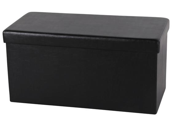 Hockerbank Paul 2 - Schwarz, MODERN, Holzwerkstoff/Textil (38/38/38cm) Hockerbank Paul 2 - Schwarz, MODERN, Holzwerkstoff/Textil (38/38/38cm)