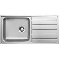 Spüle Line 60 - Edelstahlfarben, Basics, Metall (100/50/15cm) - HKT