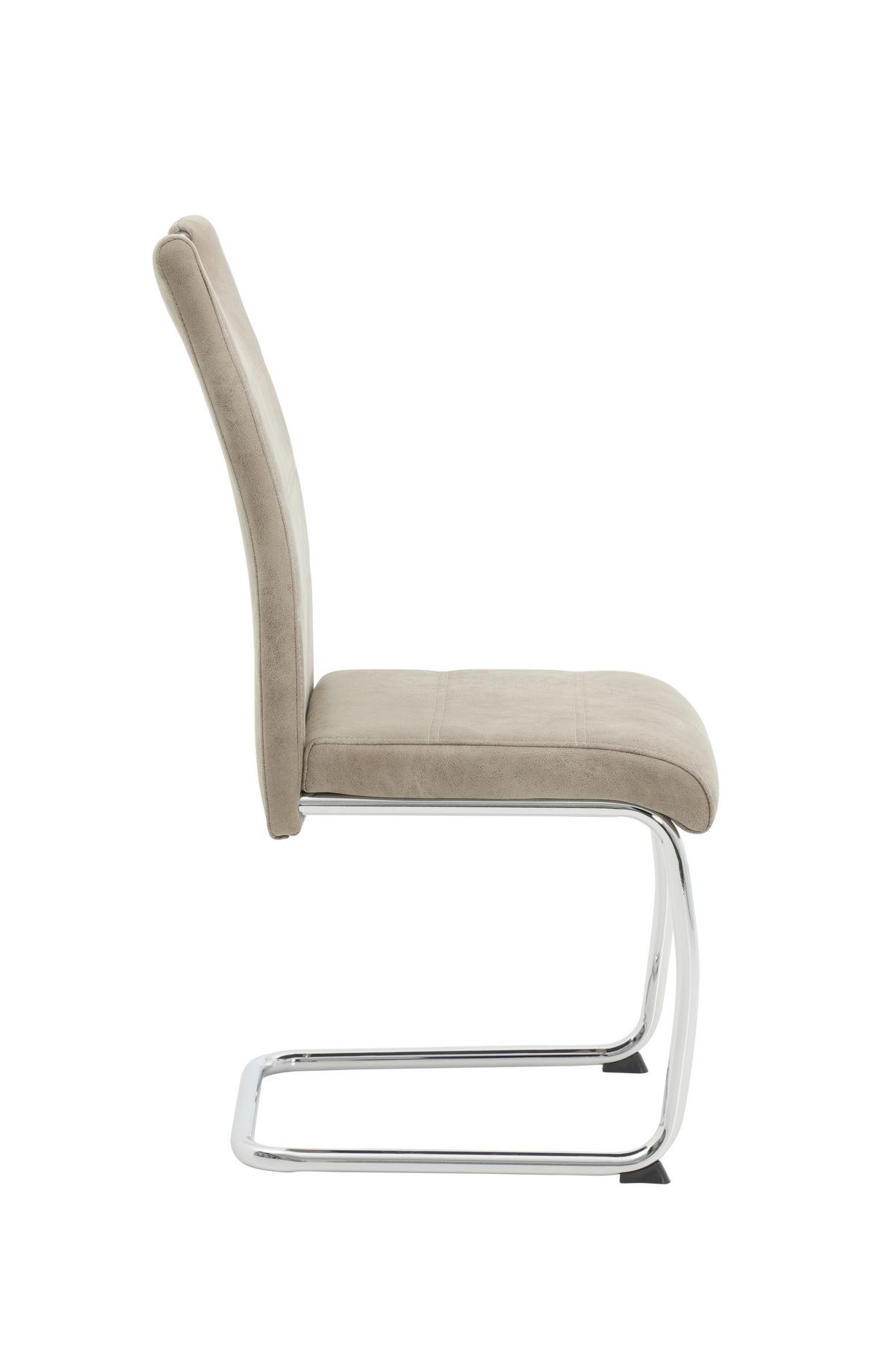 Tischgruppe Lia Ii G - Eichefarben/Beige, MODERN, Holzwerkstoff/Textil (160-320/76/90cm) - MID.YOU