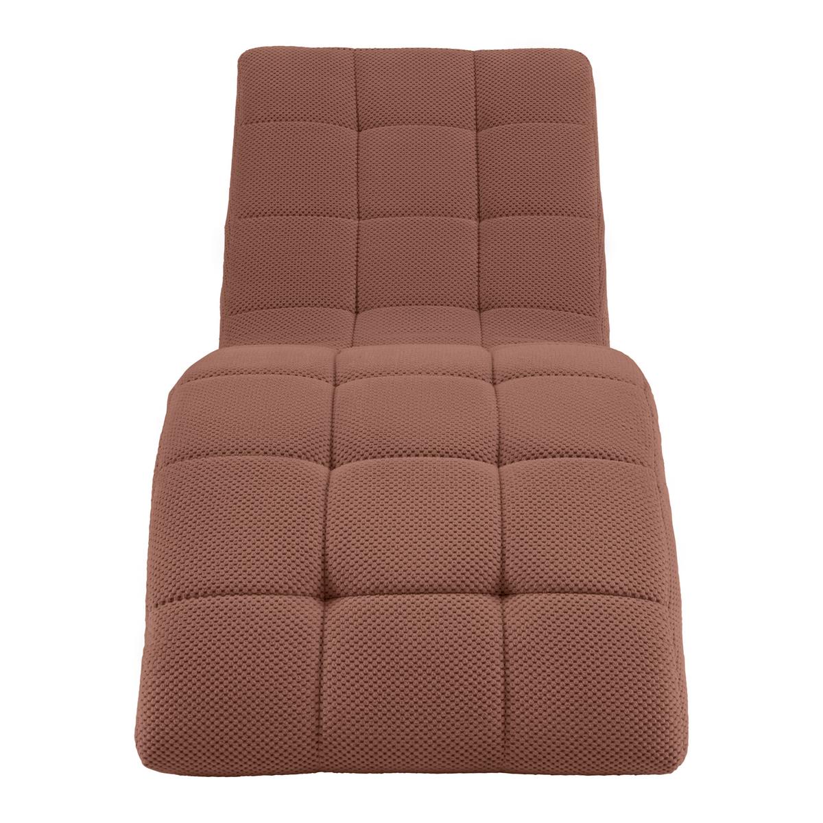 Relaxačné ležadlo LAVANDA, červená, max. 120 kg - čierna/červená, Modern, textil/plast (68/80/167cm) - Mömax