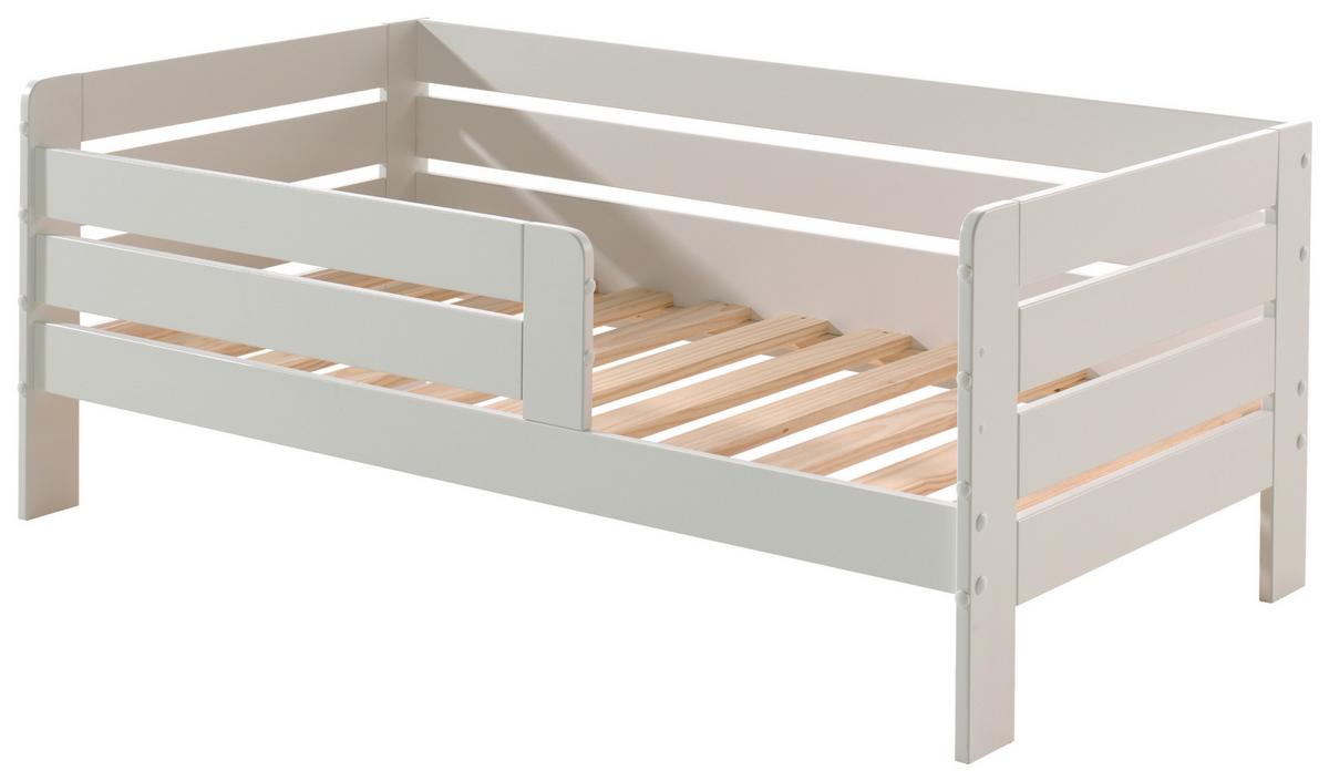 Kinder-/juniorbett Weiß Lackiert 70x140 Cm - Weiß, MODERN, Holz/Holzwerkstoff (70/140cm) - MID.YOU