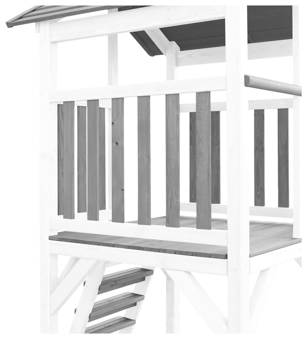 Spielturm A025.124.32 - Blau/Multicolor, KONVENTIONELL, Holz/Kunststoff (356,6/241,9/349cm) - Ambia Garden