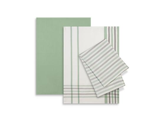 Sada Utierok Na Riad Erika 3-teilig - sivá/biela, textil (50/70cm) - Mömax modern living Sada Utierok Na Riad Erika 3-teilig - sivá/biela, textil (50/70cm) - Mömax modern living