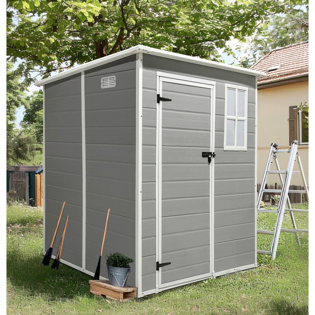 Gartenhaus Brest versperrbar 181x197x181 cm, grau