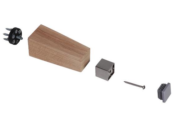 Möbelfuß-Applikation Applikation B: 3 cm - Edelstahlfarben, Basics, Metall (3/3/3cm) Möbelfuß-Applikation Applikation B: 3 cm - Edelstahlfarben, Basics, Metall (3/3/3cm)
