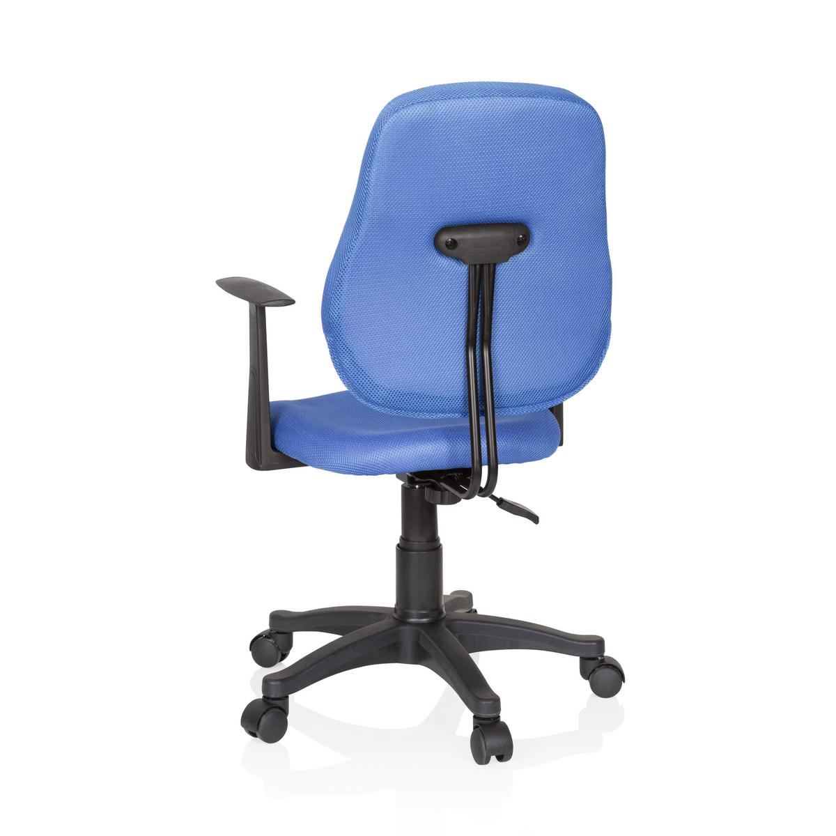 Jugenddrehstuhl Kiddy Style Blau/Schwarz - Blau/Schwarz, Basics, Kunststoff (56/89-99/50cm) - MID.YOU