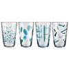 Pohár Szett Talea 4 Db-Os - türkiz/pasztellkék, Basics, Üveg