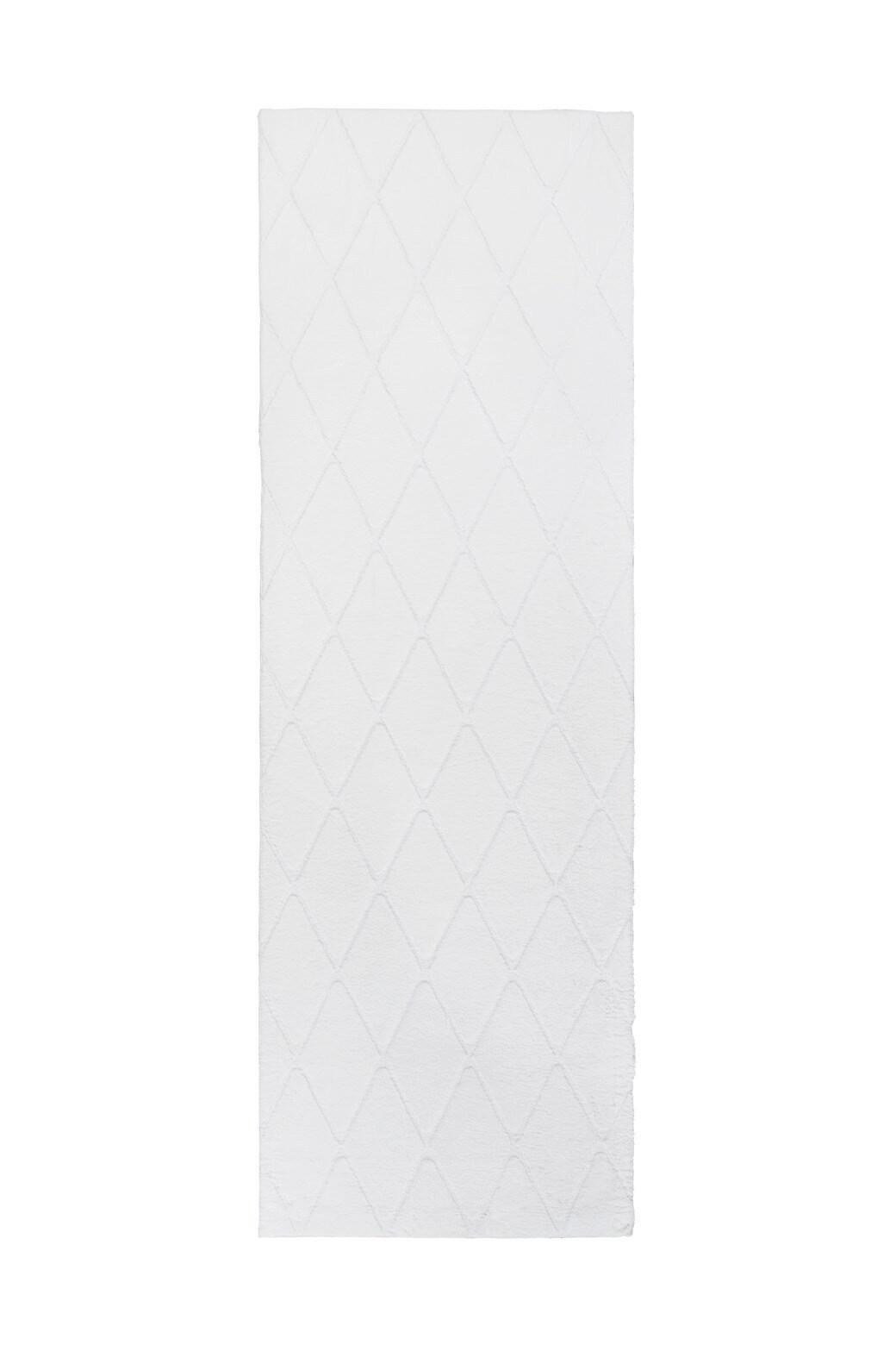 Läufer Vivica Weiß, 80x250 Cm