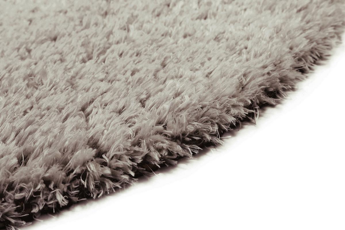 Hochflor Teppich Sandfarben Yogi Rund Ø 80 cm - Sandfarben, KONVENTIONELL, Textil (80cm) - Esprit