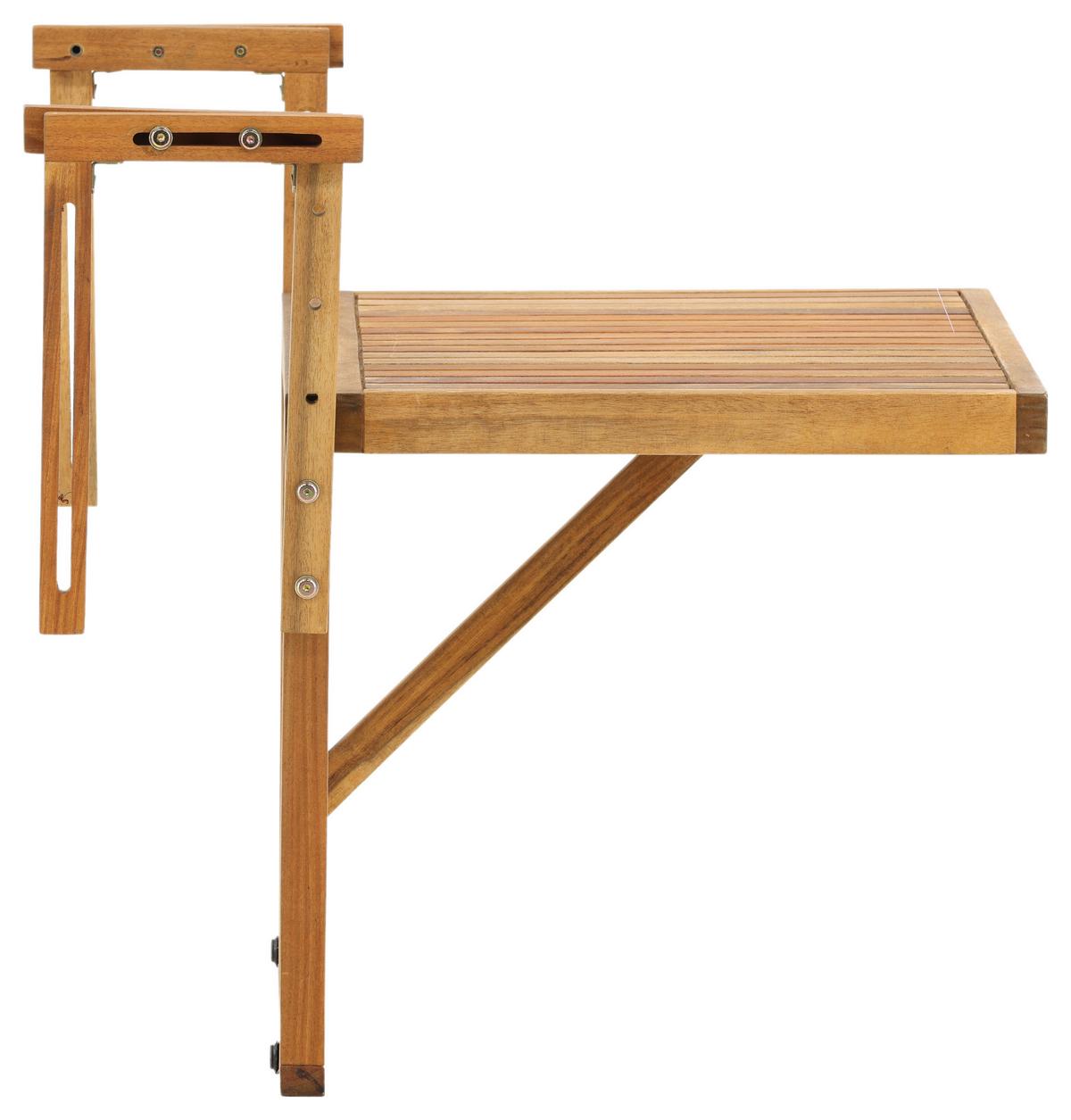 Gartentisch Klappbar Marion Akazienholz L 60 cm - Akaziefarben, KONVENTIONELL, Holz (60/45/55cm) - Gardenson