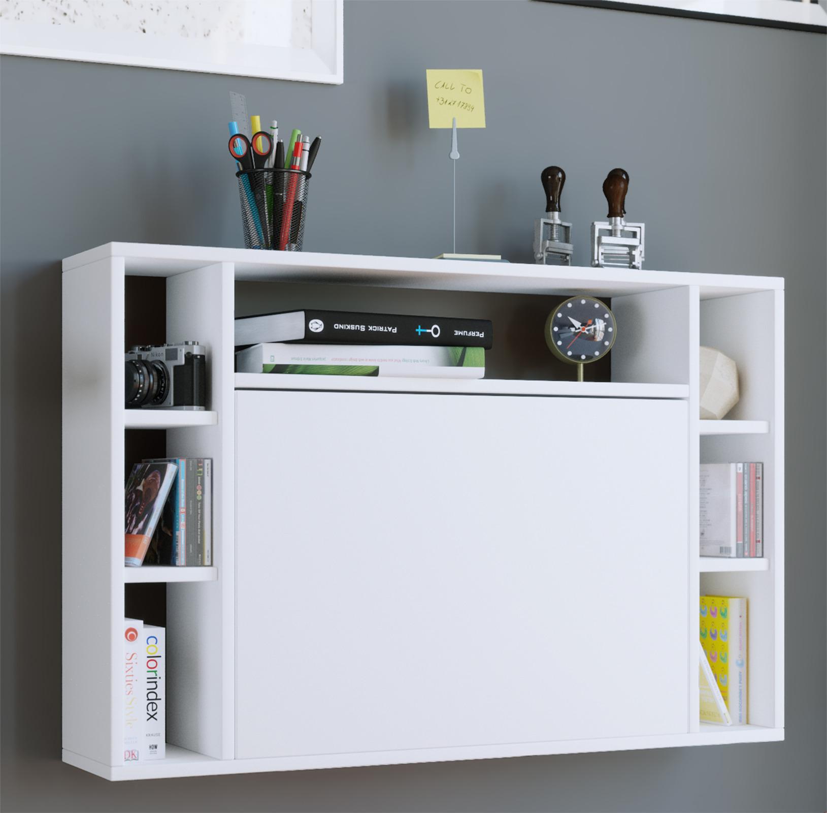 Laptoptisch Wandila B: 90 Cm Weiß - Weiß, KONVENTIONELL, Holzwerkstoff (90/20/60cm) - MID.YOU