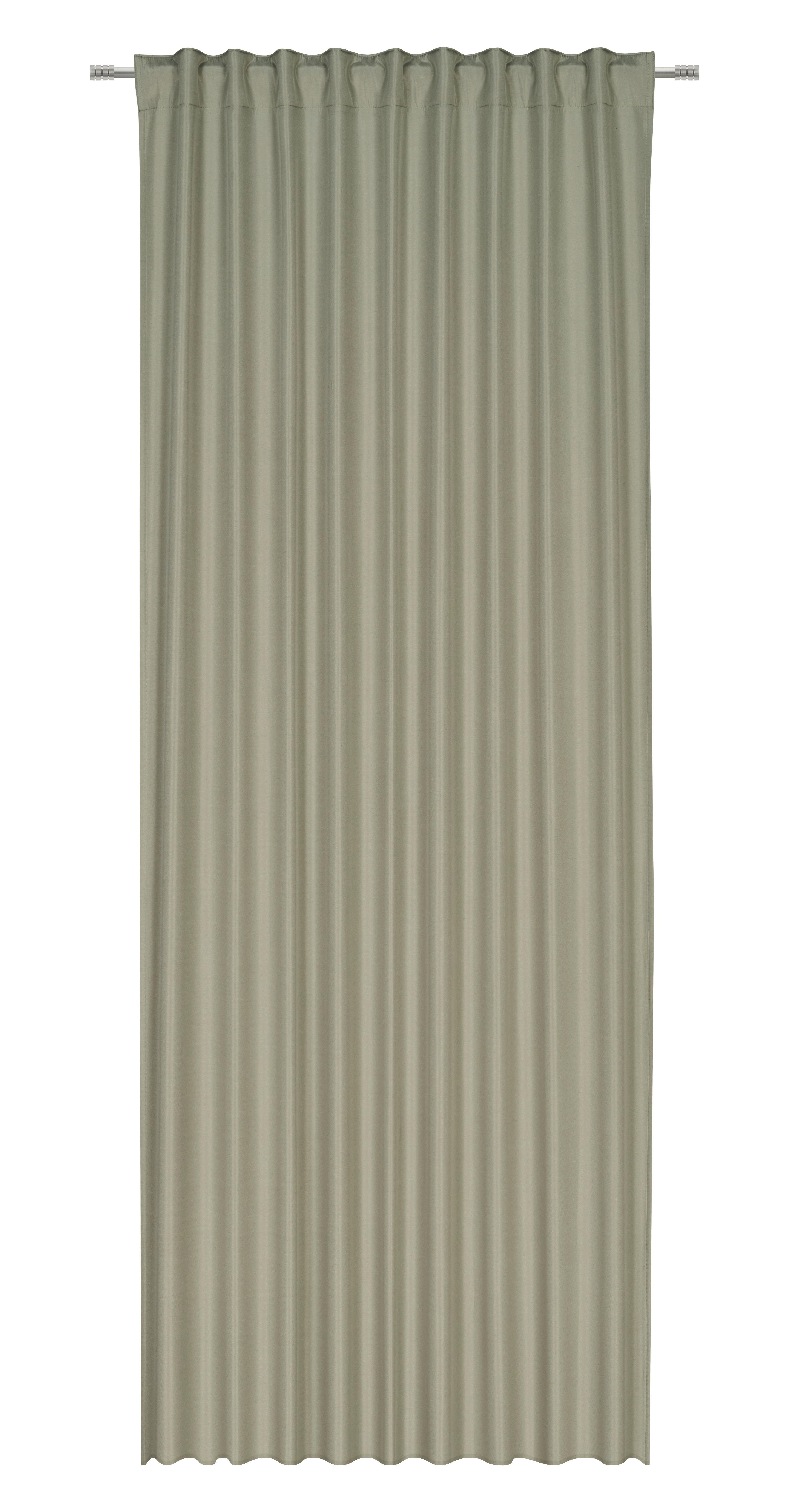 Wärmeschutzvorhang mit Universalband 135x245 cm Grün