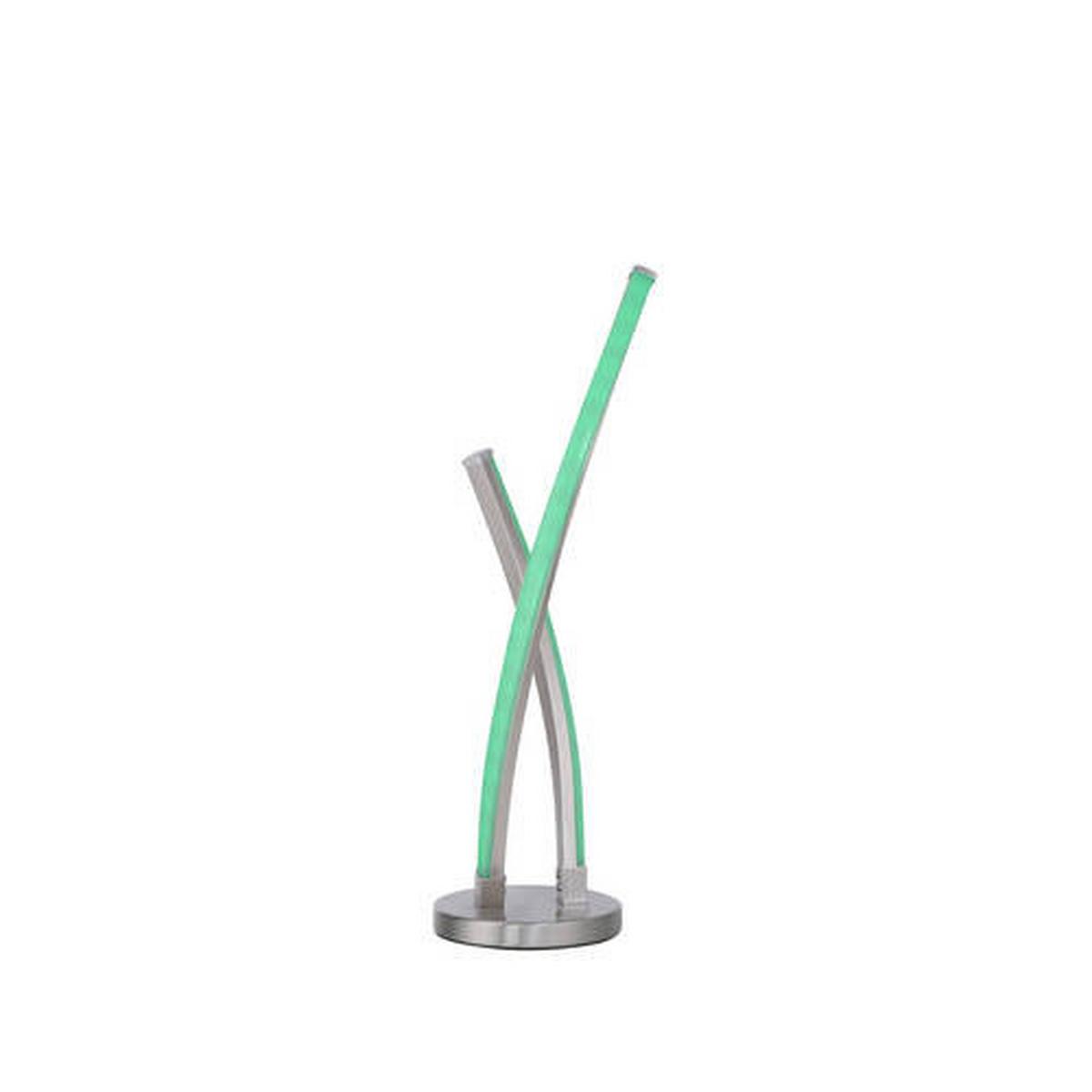 LED-Tischlampe Lolasmart-Swing dimmbar Silber Farbwechsler - Design, Kunststoff/Metall (13/48,5cm)