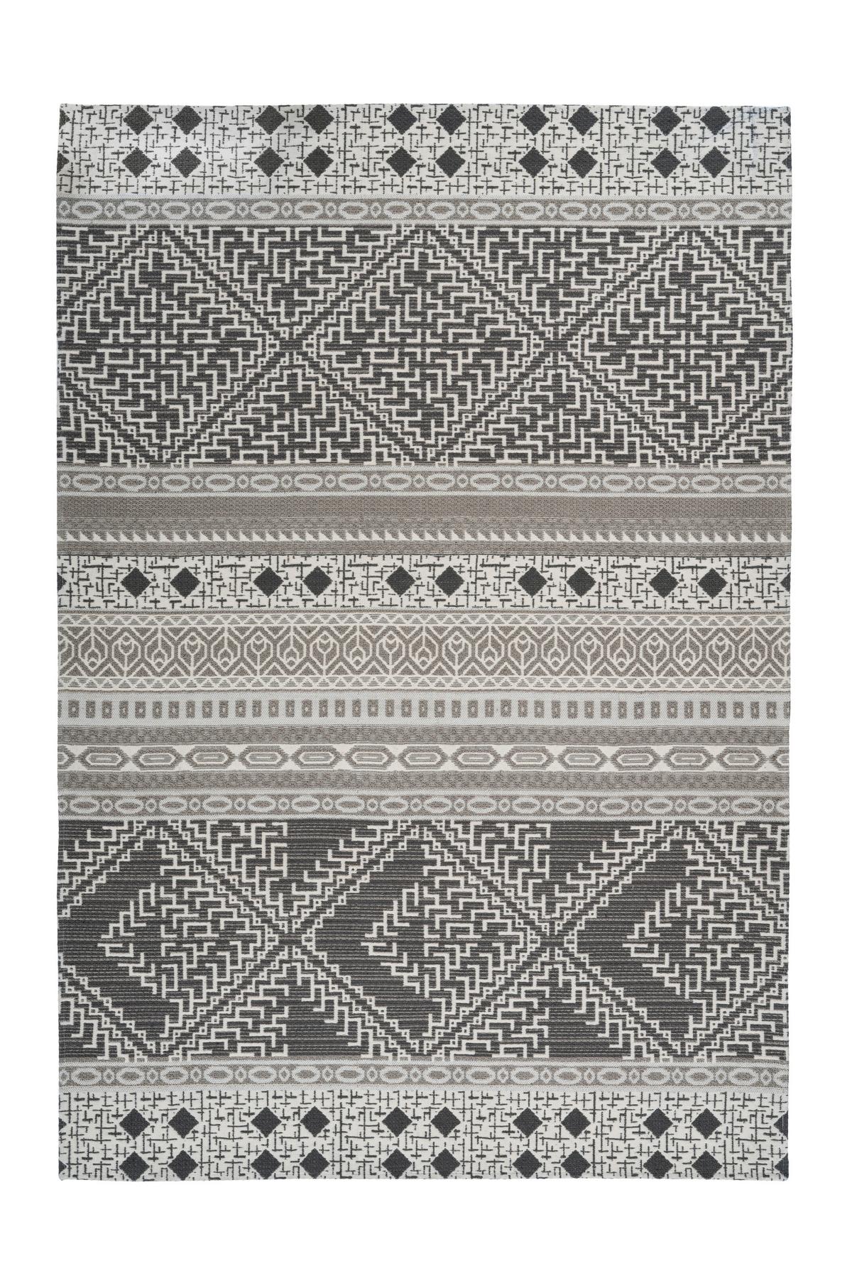 Webteppich Creme/Taupe Yoga 200/290 cm - Taupe/Creme, Trend, Textil (200/290cm) - Kayoom