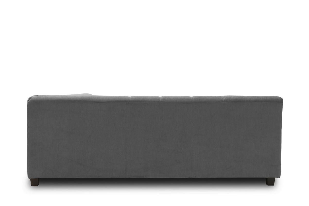 Wohnlandschaft Norma Anthrazit Webstoff - Wengefarben/Anthrazit, Design, Textil (212/328/153cm) - MID.YOU