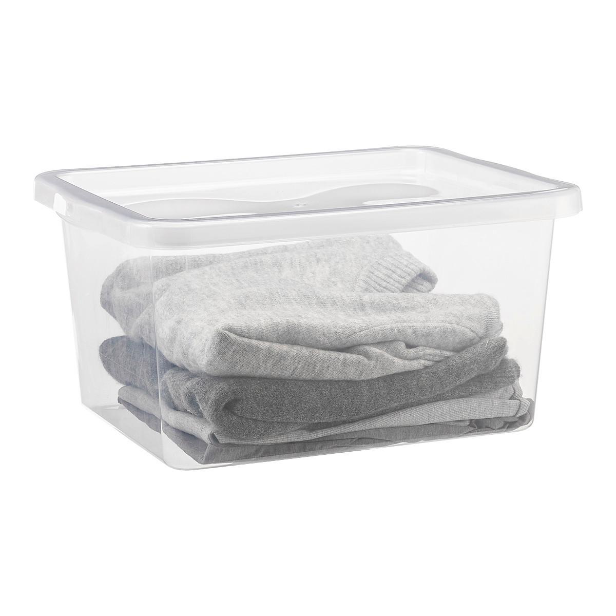 Box S Vekom Vicky, Ca. 20l - priehľadné, Konvenčný, plast (42,5/33,0/21,3cm) - Modern Living