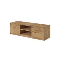 Lowboard Dingo 120 Kastanienfarben B: 120cm - Kastanienfarben/Schwarz, Design, Holzwerkstoff (120/35,5/38cm) - P & B