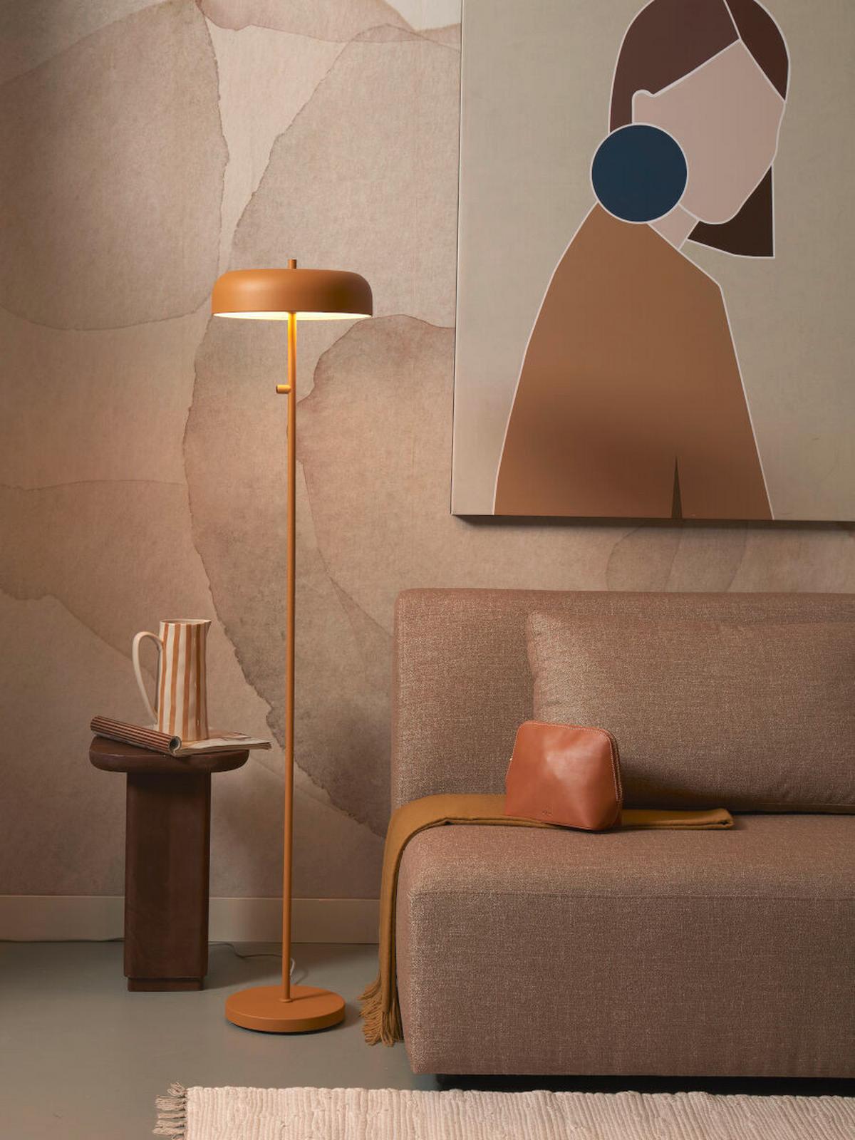 Stehleuchte Porto - Orange, Trend, Metall (30/145,5cm) - It's about Romi