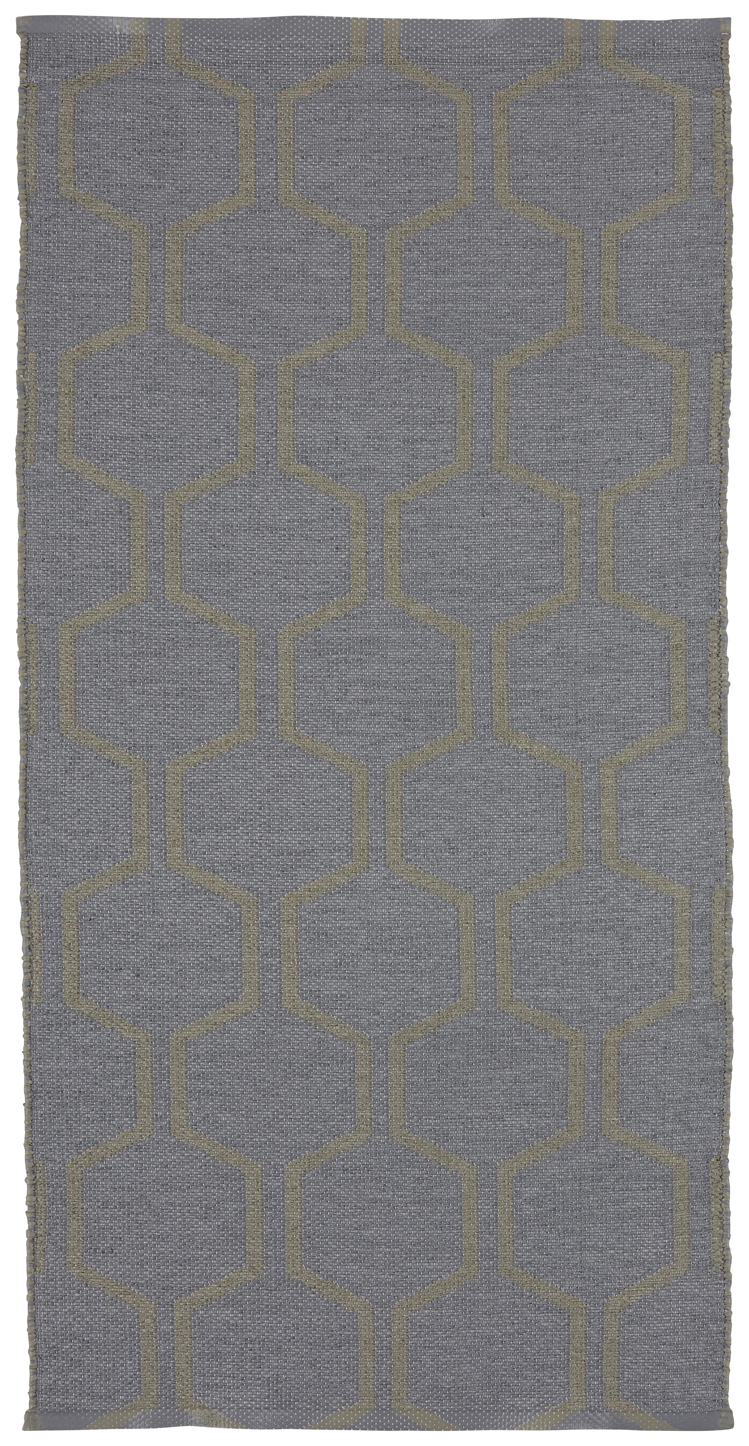 Vonkajší koberec "Jaques" ca. 70x140 cm, sivohnedá - sivohnedá/sivá, Modern, textil (70/140cm) - Bessagi Garden