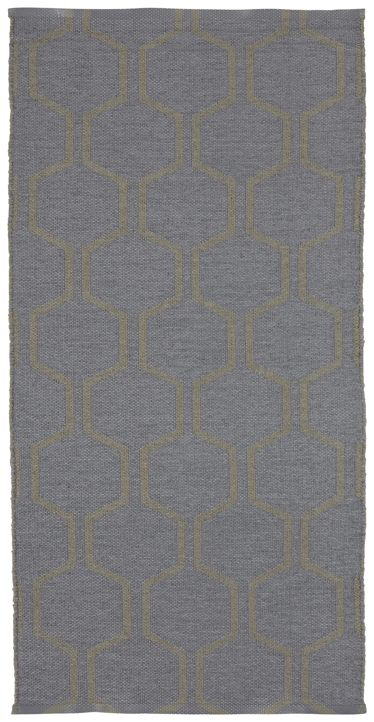 Vonkajší koberec "Jaques" ca. 70x140 cm, sivohnedá - sivohnedá/sivá, Modern, textil (70/140cm) - Bessagi Garden