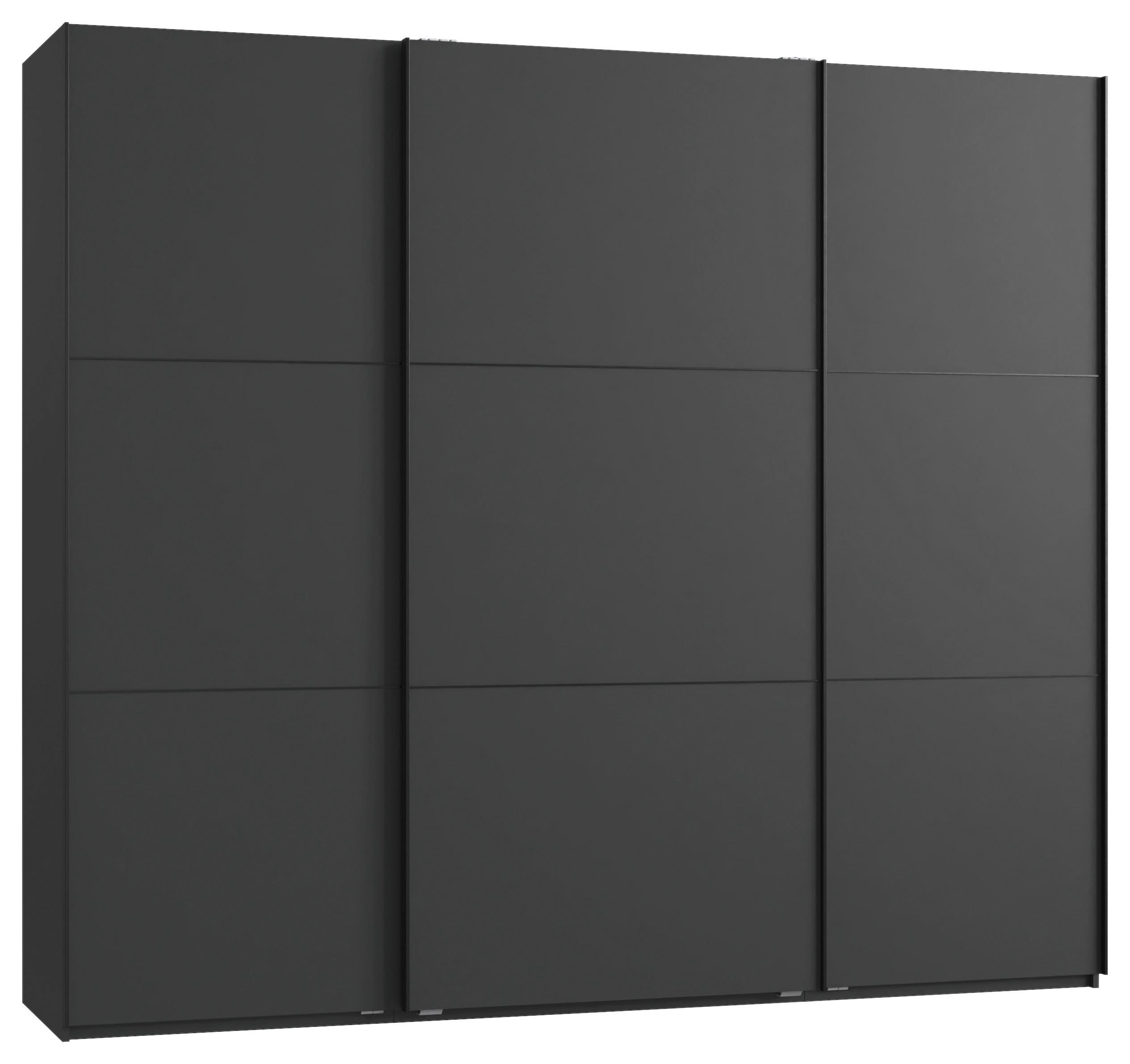 Schwebetürenschrank Indian A Grafit Dekor, B: 250cm