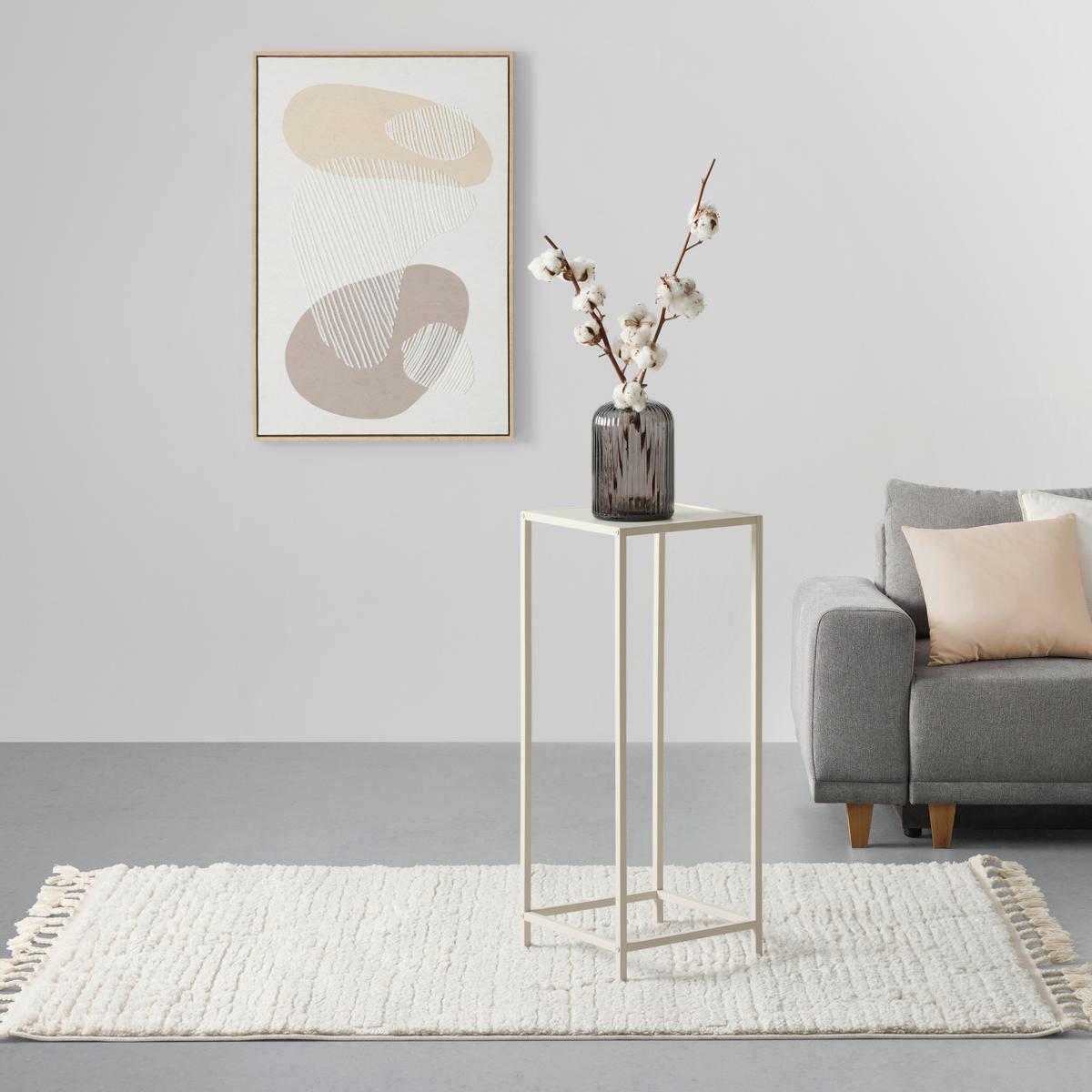 SLOUP NA KVĚTINY VERA - pískové barvy, Moderní, kov (31/80/31cm) - Mömax