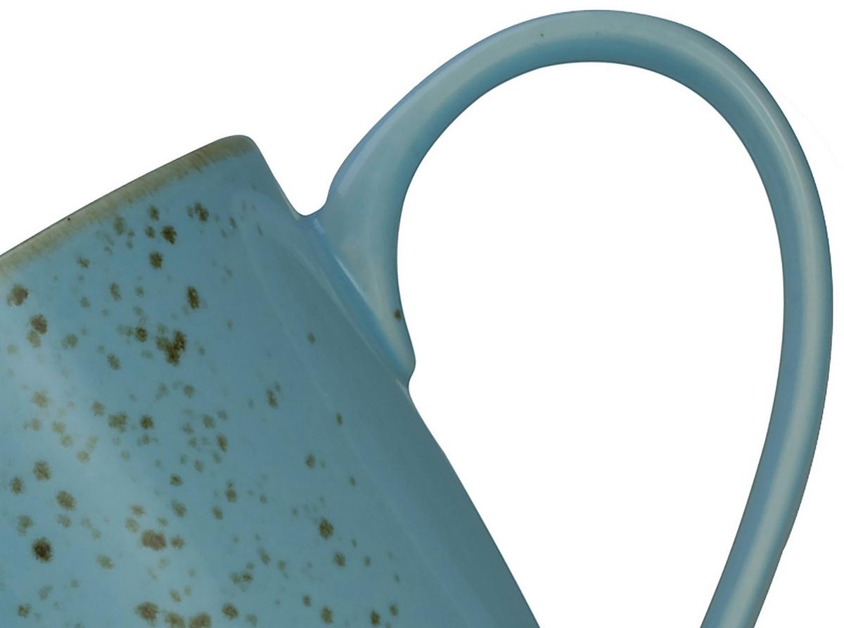 Kombinovaný servis AQUA NATURE, 16-dielny - modrá, Basics, keramika (34/31,5/33cm) - Creatable